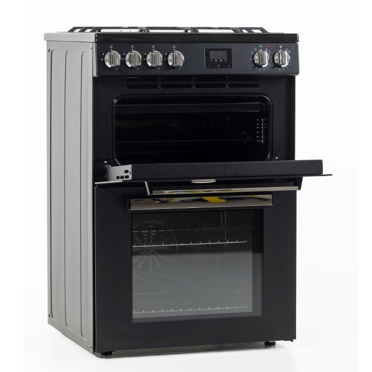 Tesla Series 3 60cm Dual Fuel Cooker - Black