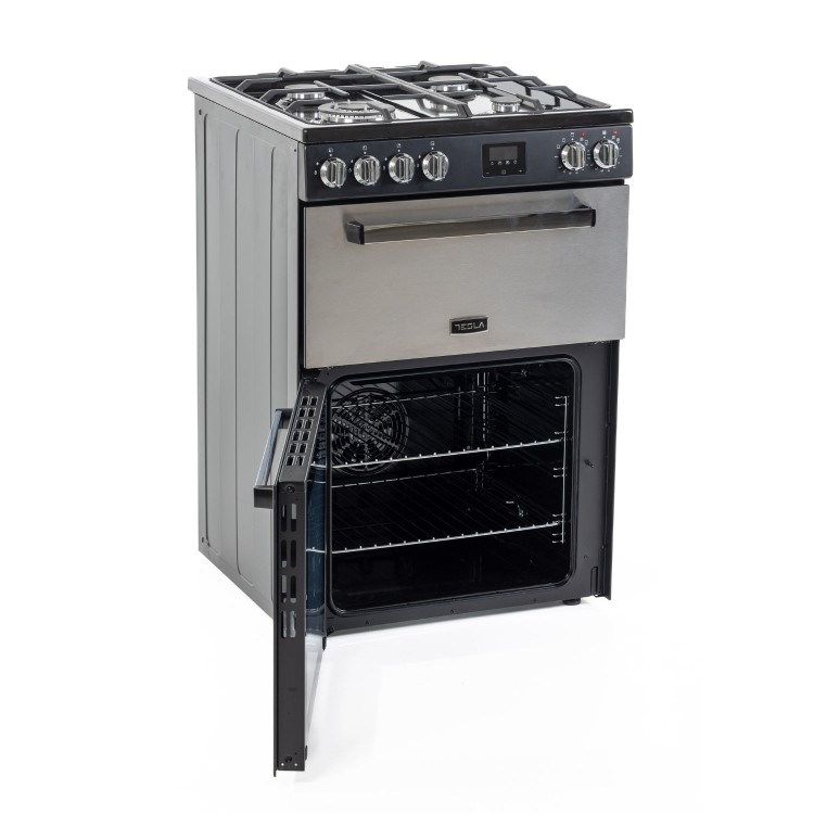 Tesla Series 3 60cm Dual Fuel Cooker - Stainless Steel