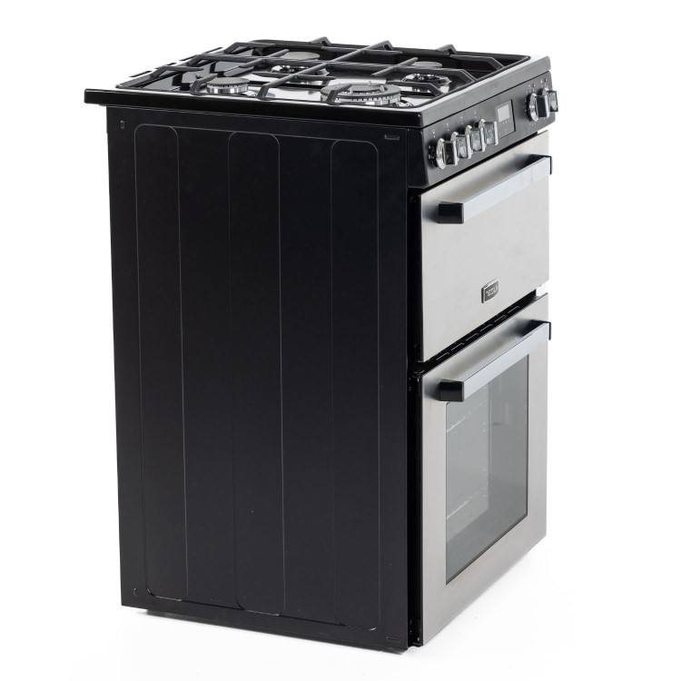 Tesla Series 3 60cm Dual Fuel Cooker - Stainless Steel