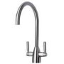 Refurbished Taylor & Moore TMT010 Dual Lever Kitchen Sink Mixer Tap Brushed Chrome