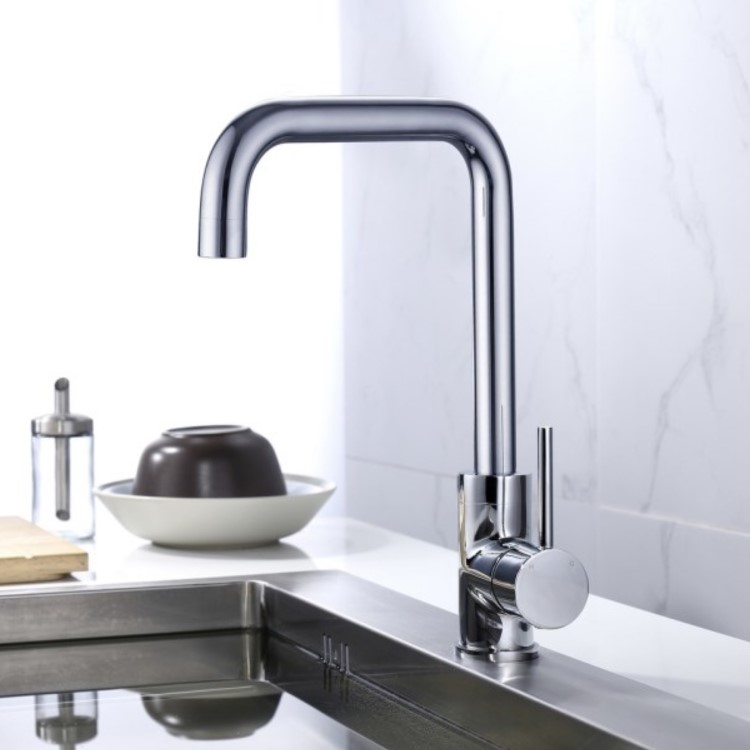 Enza Elwood Chrome Single Lever Kitchen Mixer Tap