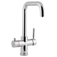 Taylor & Moore Chrome Twin Lever Instant Boiling Water Kitchen Tap - Mono