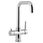 Taylor & Moore Chrome Twin Lever Instant Boiling Water Kitchen Tap - Mono