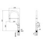 Black Single Lever Pull Out Kitchen Mixer Tap  - Enza Zetland 