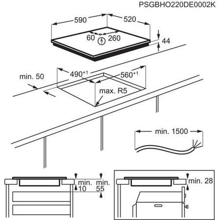 AEG 6000 Series 60cm 4 Zone Induction Hob