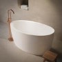 GRADE A1 - Freestanding Japanese Soaking Deep Bath 1500 x 800mm - Tokyo