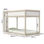White Pine Low Bunk Bed - Converts to a Cabin Bed - Topsy