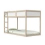 White Pine Low Bunk Bed - Converts to a Cabin Bed - Topsy