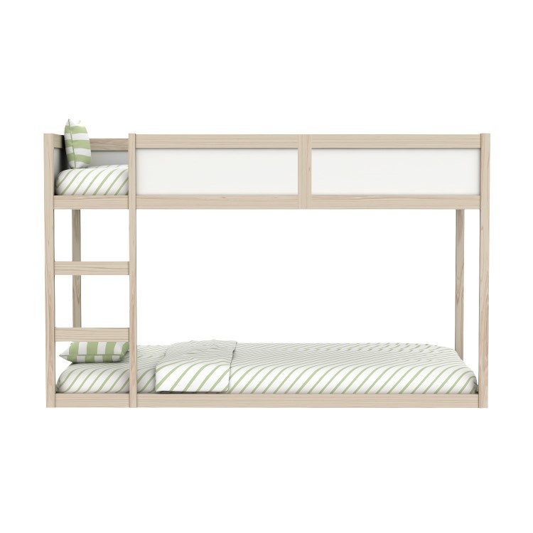 White Pine Low Bunk Bed - Converts to a Cabin Bed - Topsy