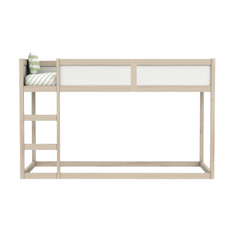 White Pine Low Bunk Bed - Converts to a Cabin Bed - Topsy