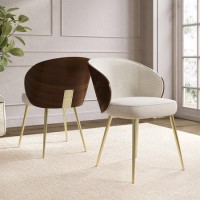 Beige Upholstered Dining Chair with Wooden Back - Tori Beige Upholstered Dining Chair with Wooden Back - Tori
