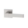 Internal Pearl Nickel Lever Door Handle with Latch and Hinges Pack - 65mm Latch - Torne - XL Joinery