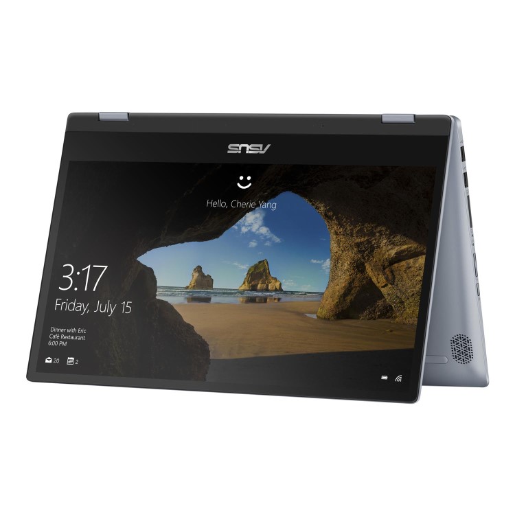 Asus VivoBook Flip 14 Core i3-7020U 4GB 128GB SSD 14 Inch Windows 10 Home 2-in-1 Convertible Laptop