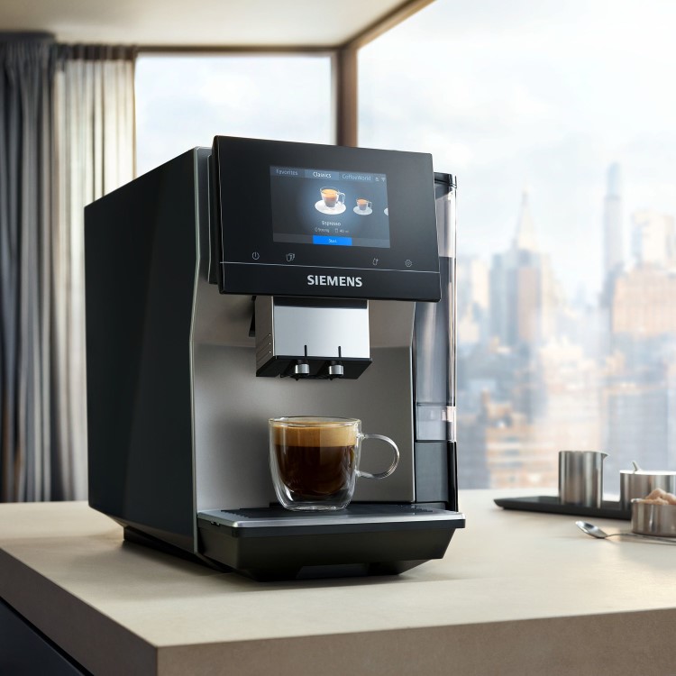 Siemens EQ700 Fully Automatic Bean To Cup Coffee Machine - Black