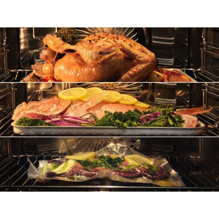 AEG 8000 Series MealAssist Electric Single Oven with SteamPro - Black