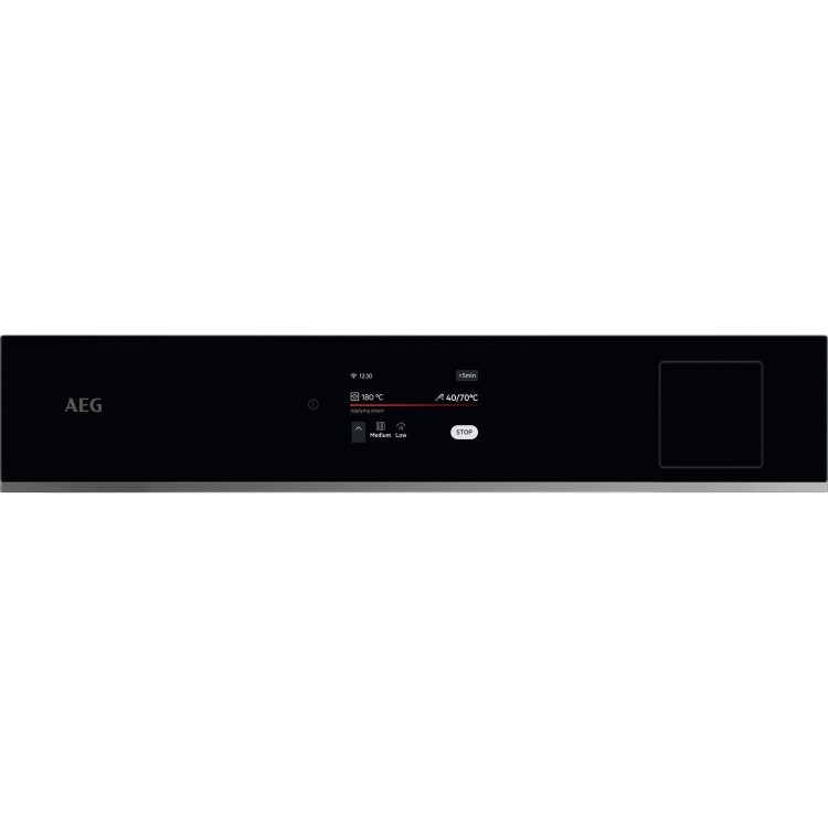 AEG 8000 Series MealAssist Electric Single Oven with SteamPro - Black