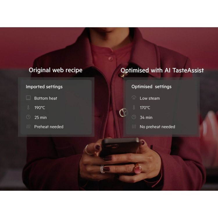 AEG 8000 Series TP8SB731AB MealAssist Electric Single Oven with SteamPro -