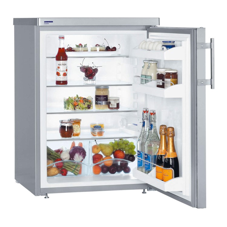 Refurbished Liebherr TPESF1710 Freestanding 147 Litre Larder Fridge Stainless Steel 