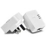 TRENDnet 500Mbps 1 Port Nano Powerline Adapter - 2 Pack