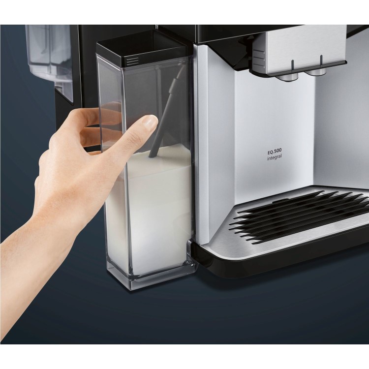 Siemens EQ500 Fully Automatic Bean To Cup Coffee Machine - Silver