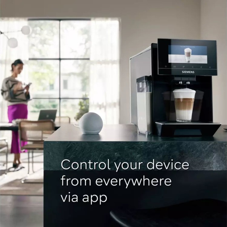 Siemens TQ903GB9 EQ900 Bean-to-Cup Coffee Machine – Dual Hopper baristaMode & iSelect Touchscreen