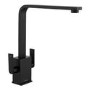 Rangemaster Quadrant Contemporary Dual Lever Monobloc Kitchen Tap - Matte Black
