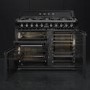 Smeg 100cm Victoria Dual Fuel Range Cooker - Black