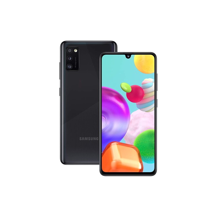 Refurbished Samsung Galaxy A41 64GB 4G SIM Free Smartphone - Prism Crush Blue