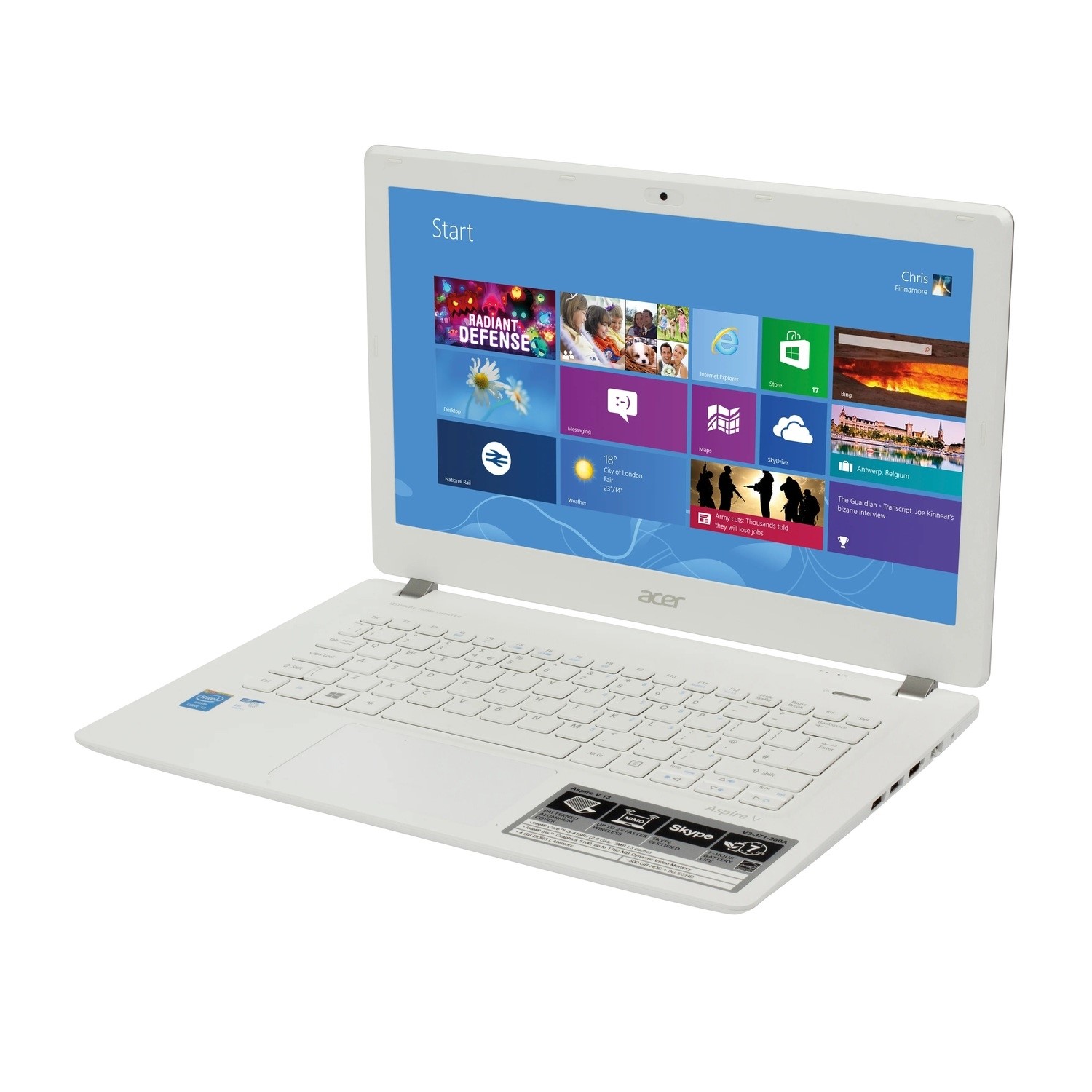 Refurbished Acer Aspire V3-371 Core i3-4005U 4GB 500GB 13.3 Inch