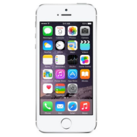 Grade A2 Apple iPhone 5S Silver 4" 16GB 4G Unlocked & SIM Free