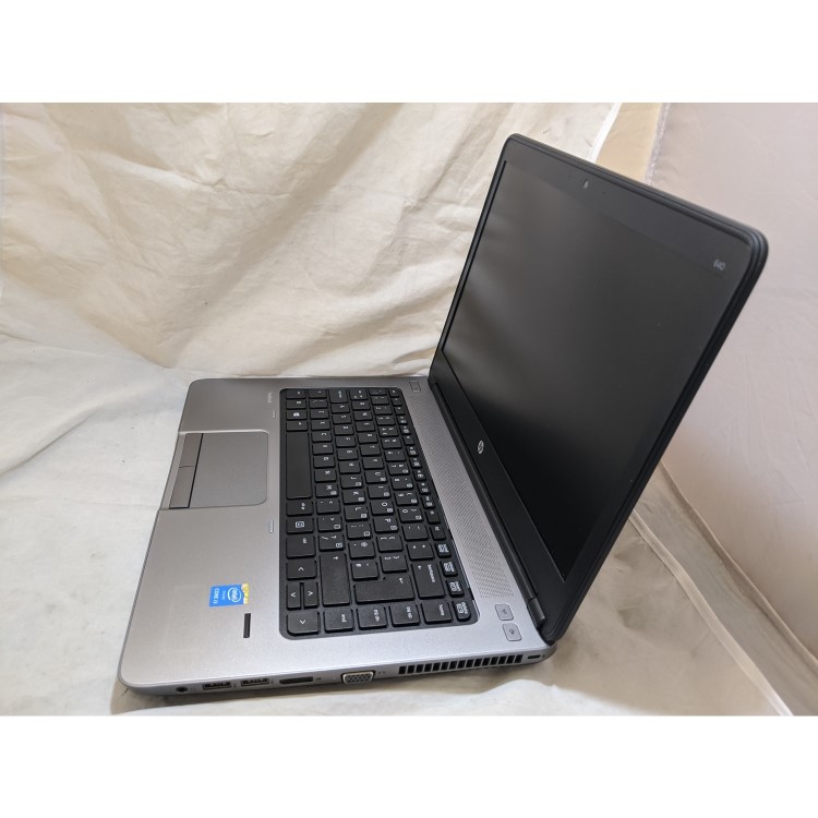 Refurbished HP Probook 640 G1 Core i3 4000M 4GB 256GB DVD-RW 14 Inch Windows 10 Laptop