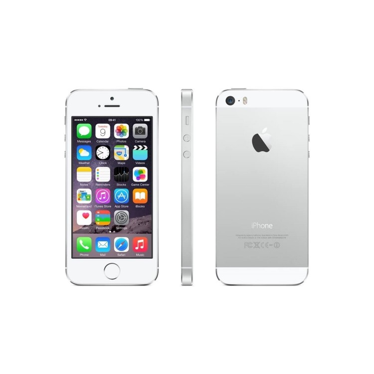 Grade A3 Apple iPhone 5s Silver 4" 16GB 4G Unlocked & SIM Free