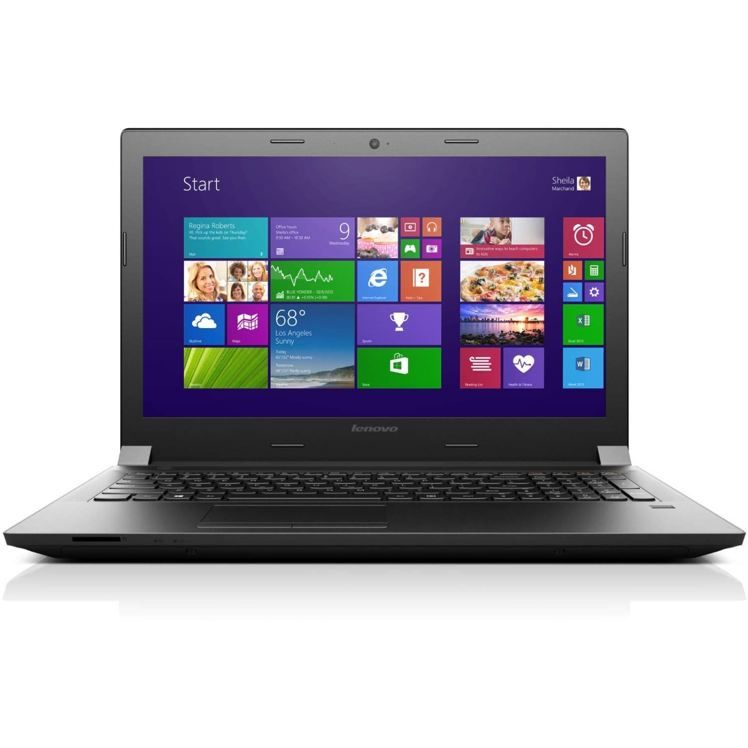 極美品 Lenovo B50-30 Celeron N2830/4GB/SSD 160GB/15.6/HDMI/カメラ