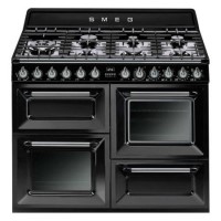 Smeg Victoria 110cm Dual Fuel Range Cooker - Black Smeg Victoria 110cm Dual Fuel Range Cooker - Black