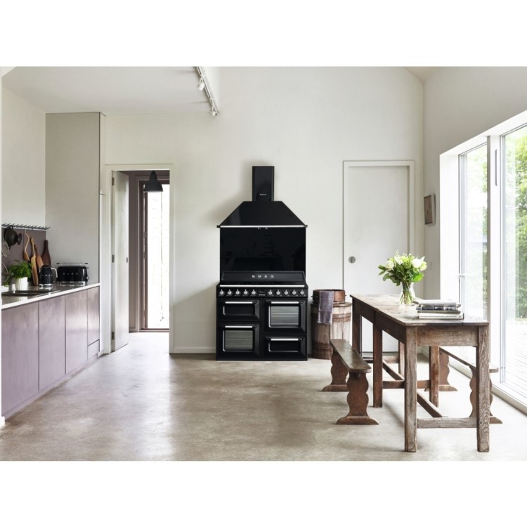Smeg Victoria 110cm Electric Cooker - Black