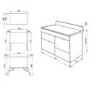 Smeg TR4110P1 Victoria Traditional 110cm Dual Fuel Range Cooker - Cream