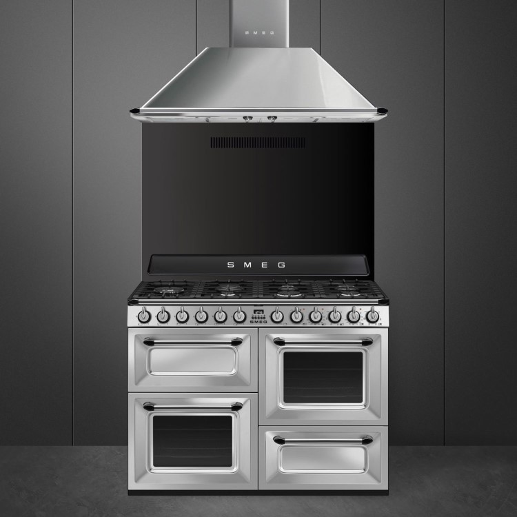 Smeg Victoria 110cm Dual Fuel Range Cooler - Stainless Steel