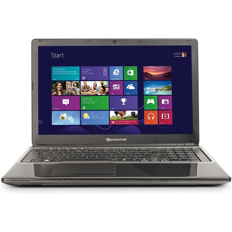 Refurbished Packard Bell EasyNote TE69KB AMD A4-5000 8GB 1TB DVD/RW 15.6 Inch Windows 10 Laptop