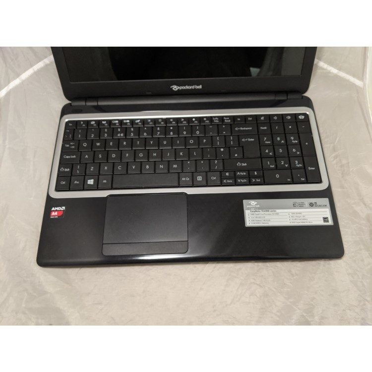 Refurbished Packard Bell EasyNote TE69KB AMD A4-5000 8GB 1TB DVD/RW 15.6 Inch Windows 10 Laptop