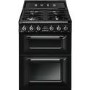 Smeg Victoria 60cm Dual Fuel Cooker - Black