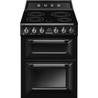 Smeg Victoria 60cm Electric Cooker - Black