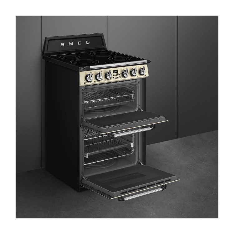 Smeg Victoria 60cm Electric Cooker - Cream