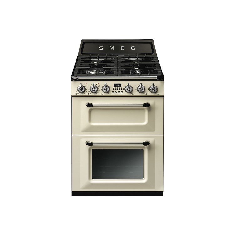 Smeg Victoria 60cm Dual Fuel Cooker - Cream