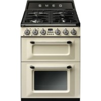 Smeg Victoria 60cm Dual Fuel Cooker - Cream Smeg Victoria 60cm Dual Fuel Cooker - Cream