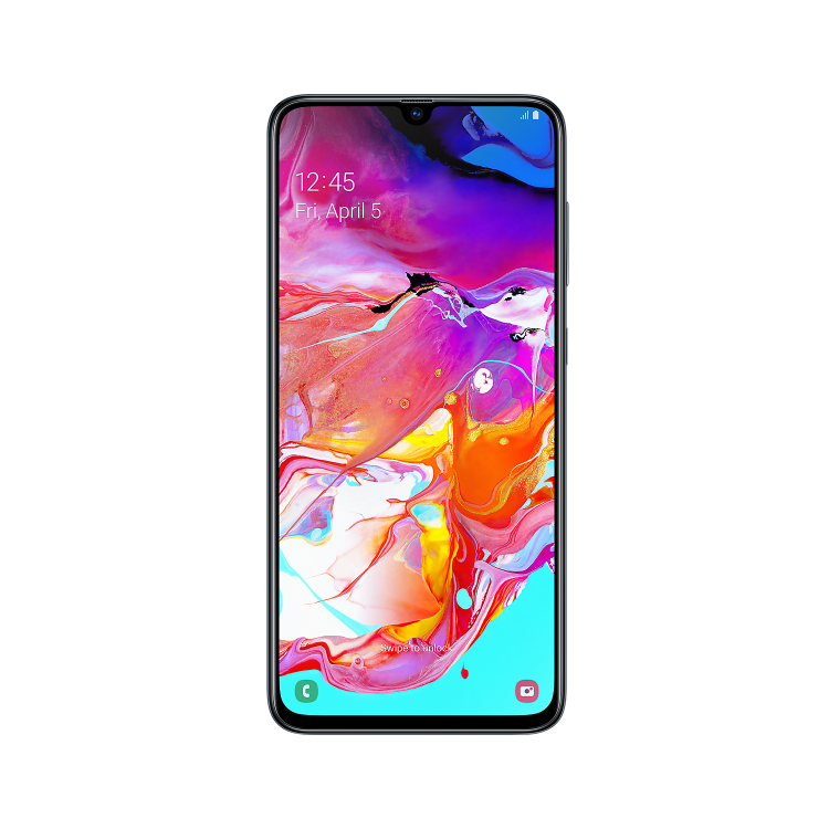 Grade A4 Samsung Galaxy A70 Black 6.7" 128GB 4G Dual SIM Unlocked & SIM Free Smartphone