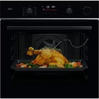 AEG 6000 Series SteamCrisp Electric Single Oven - Black