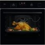 AEG 6000 Series SteamCrisp Electric Single Oven - Black