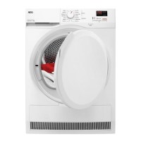 AEG 7000 Series SensiDry® 8kg Heat Pump Tumble Dryer - White AEG 7000 Series SensiDry® 8kg Heat Pump Tumble Dryer - White
