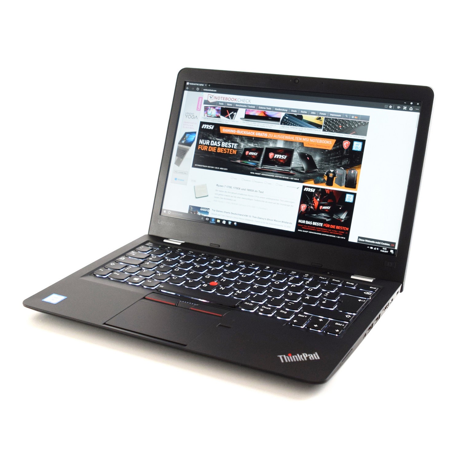 Refurbished Lenovo ThinkPad 13 Core i5-7200U 16GB 256GB 13.3 Inch