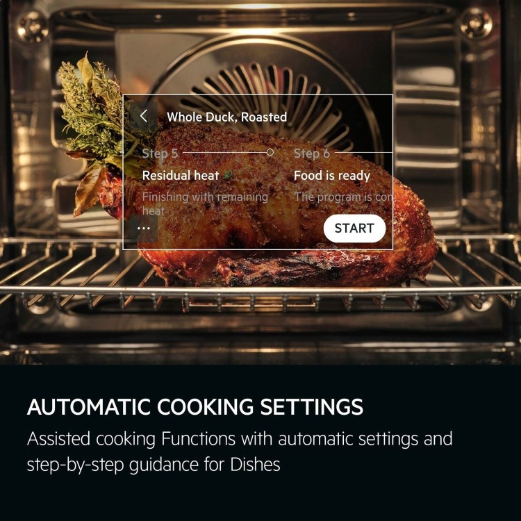 AEG 7000 Series SteamCrisp Electric Single Oven - Black